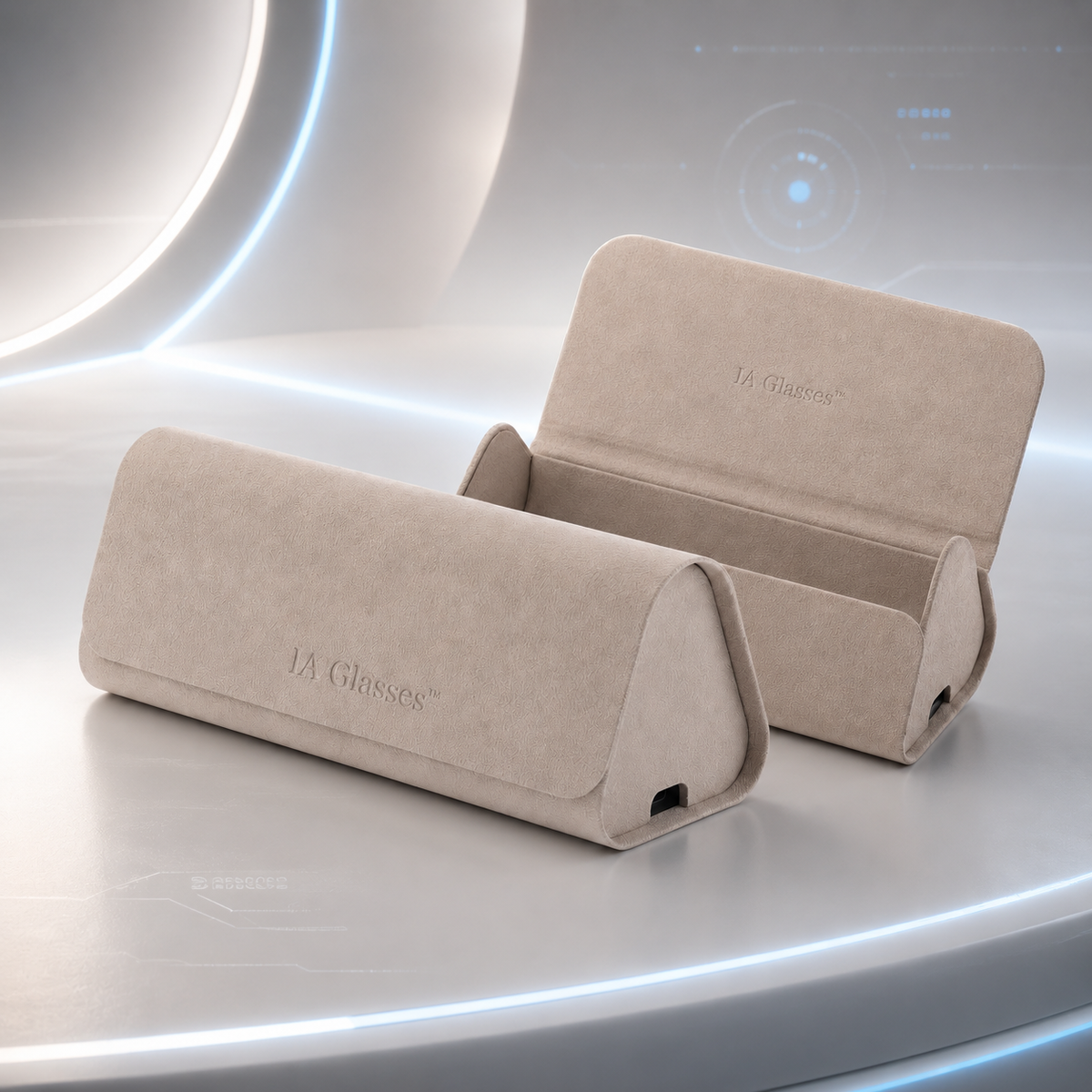 El IA Glasses Case™ Upgraded case. Case with 12-hour charge (2027)