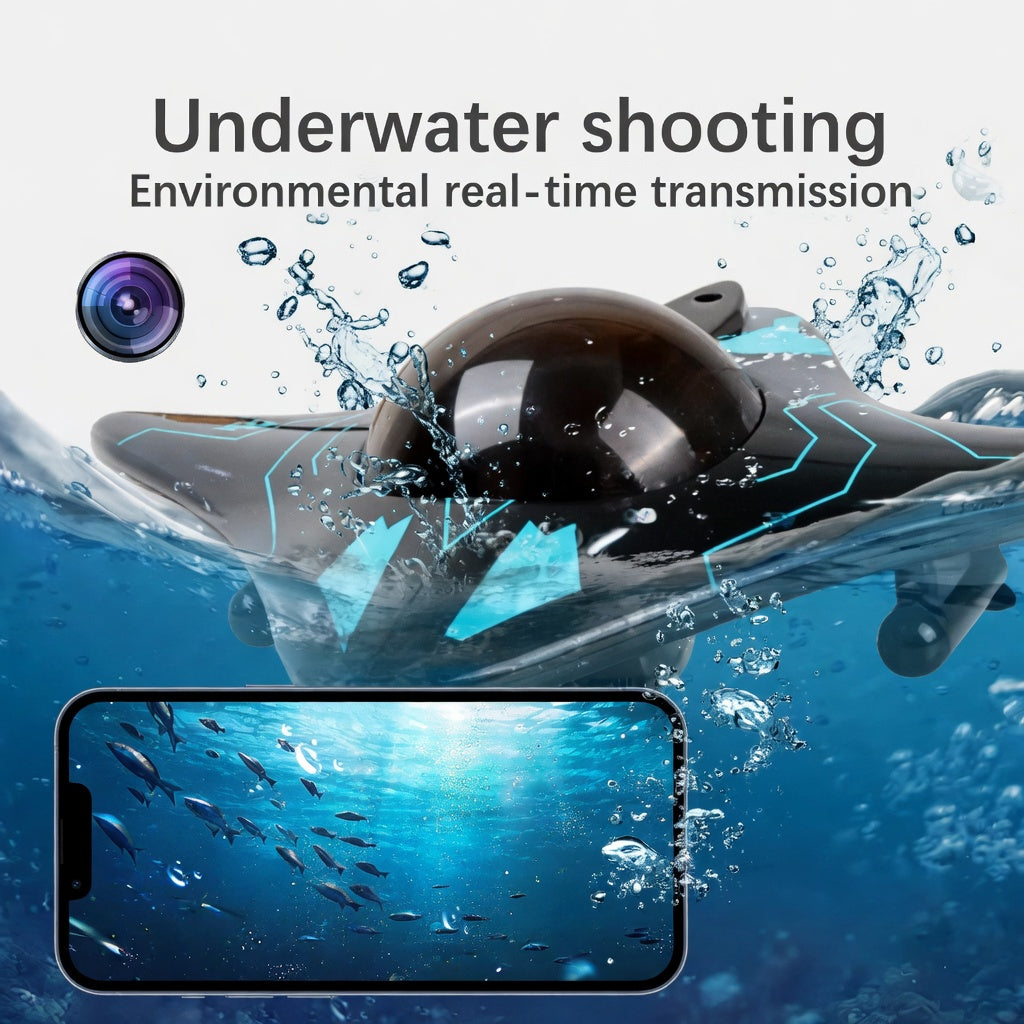 AquaVision™ Intelligent AI Remote Control Boat with HD Underwater Camera