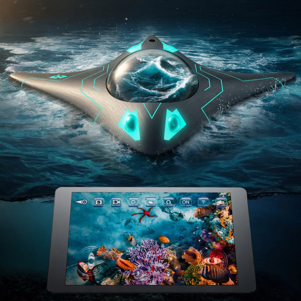 AquaVision™ Intelligent AI Remote Control Boat with HD Underwater Camera